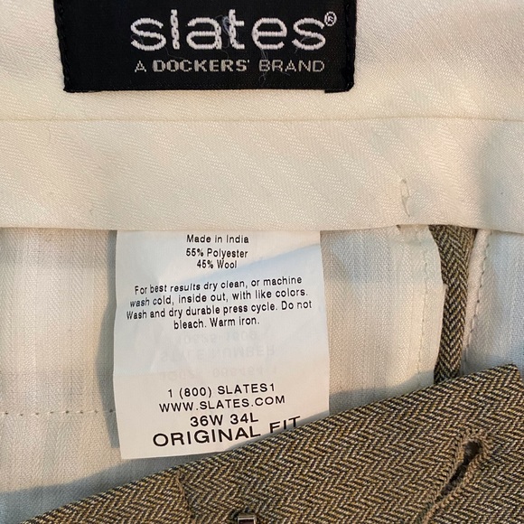 Men’s pleated & cuffed dress slacks 36x34 - Picture 4 of 4